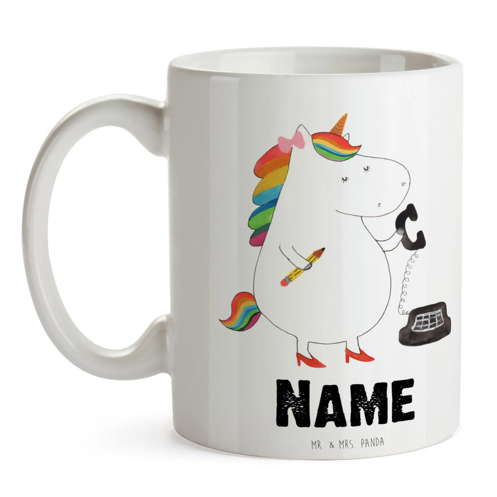 Personalised cup unicorn secretary unicorn, unicorns, office, Secretary, attorney, secretary present, office worker, gift colleg, tax office, office help