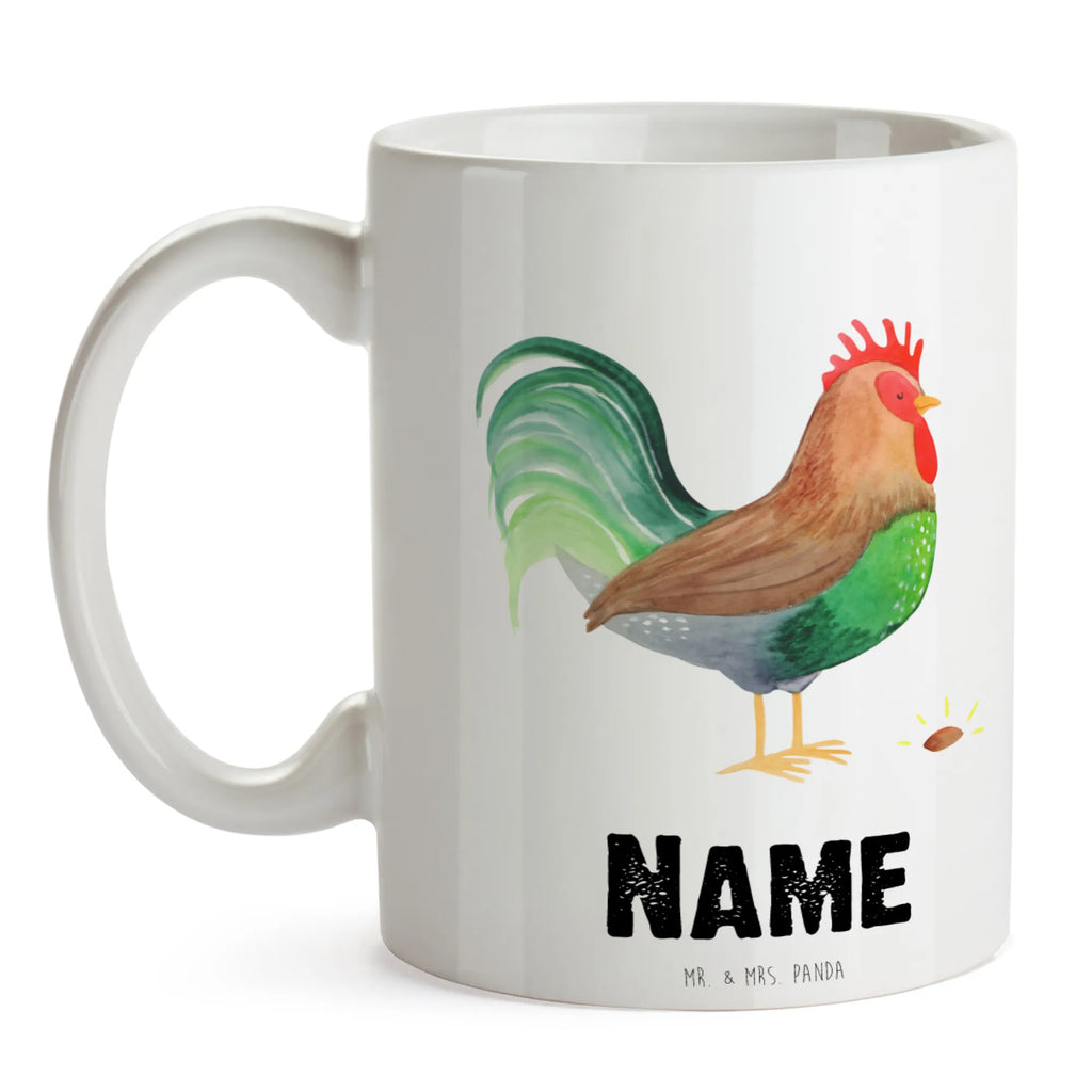 Personalised cup Faucet grain farm, farm animals, animals, eggs, cock, hen, corn, nature