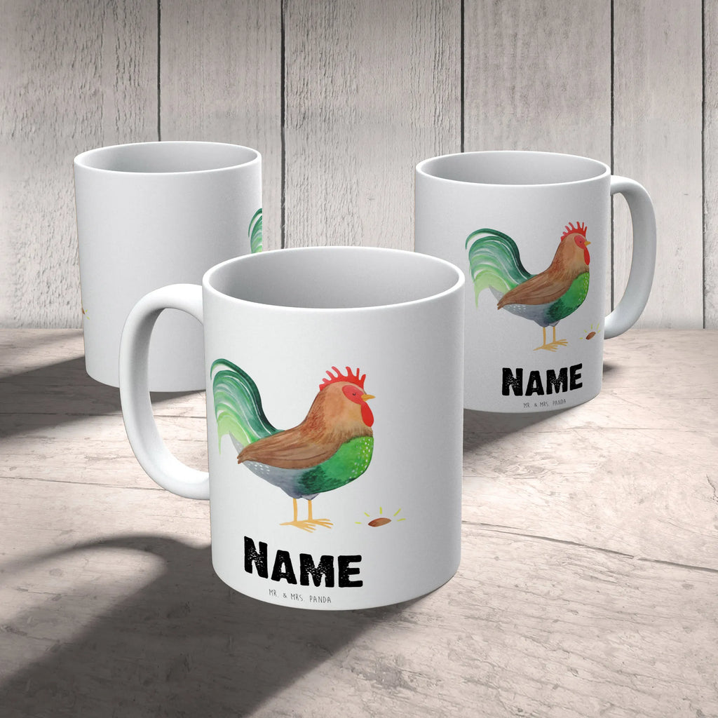 Personalised cup Faucet grain farm, farm animals, animals, eggs, cock, hen, corn, nature
