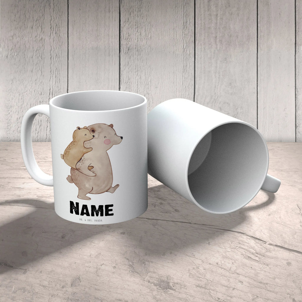 Personalised cup Papa Bear Family, Father's Day, Mother's Day, brother, sister, Mom, Dad, birthday, father's day, uncle, dad, daddy, present