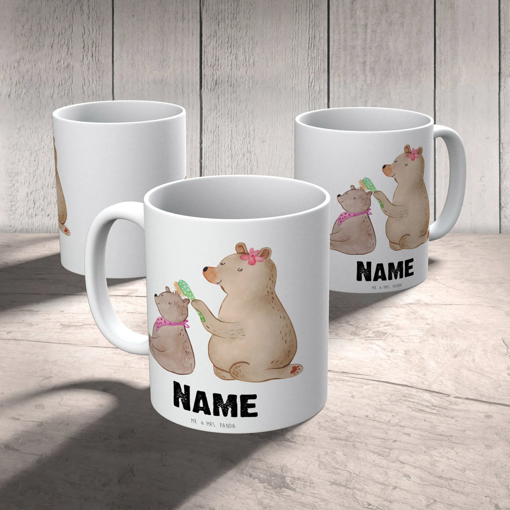 Personalisierte Tasse Bär mit Kind Tasse mit Namen, Namen, Namenstasse, Drucken, Tasse, Personalisiert, Wunschname, Personalisierte Tasse, Familie, Vatertag, Muttertag, Bruder, Schwester, Mama, Papa, Oma, Opa, Mutter, Mutti, Geschenk