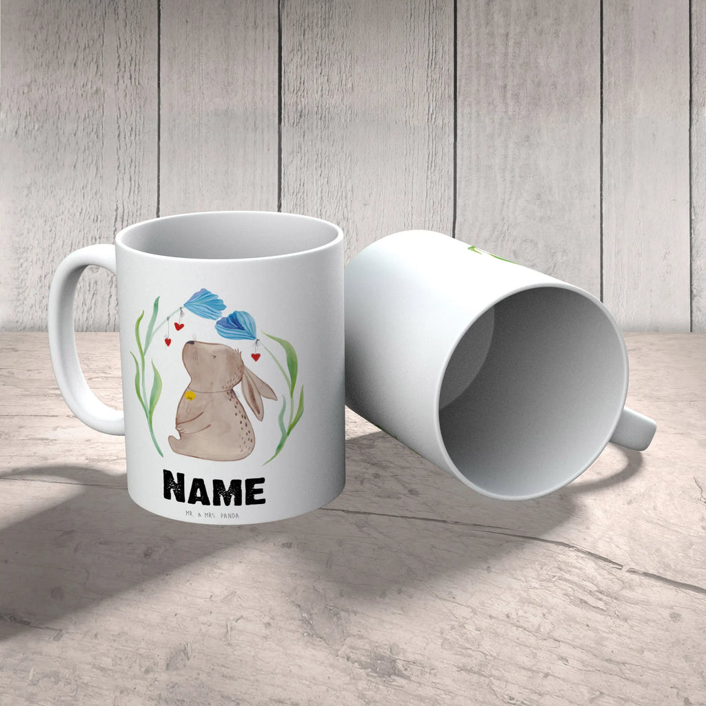 Personalisierte Tasse Hase Blume Drucken, Namenstasse, Wunschname, Personalisiert, Tasse, Personalisierte Tasse, Tasse mit Namen, Namen, Ostern, Osterhase, Ostergeschenke, Osternest, Osterdeko, Geschenke zu Ostern, Ostern Geschenk, Ostergeschenke Kinder, Ostern Kinder, Taufe, Kind, Geburt, Geburtstag, Hase, Taufgeschenk, Schwangerschaft, erstes Kind, Hoffnung, Kaninchen, Träume, Kindergeburtstag