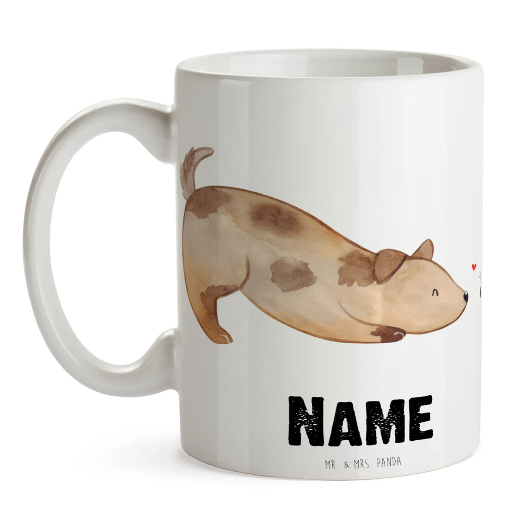 Personalisierte Tasse Hund Marienkäfer Namenstasse, Personalisierte Tasse, Personalisiert, Tasse mit Namen, Wunschname, Drucken, Namen, Tasse, Hund, Hundemotiv, Haustier, Hunderasse, Tierliebhaber, Hundebesitzer, Sprüche, Hunde, Hundespruch, Mischling, Mischlinghund, Marienkäfer