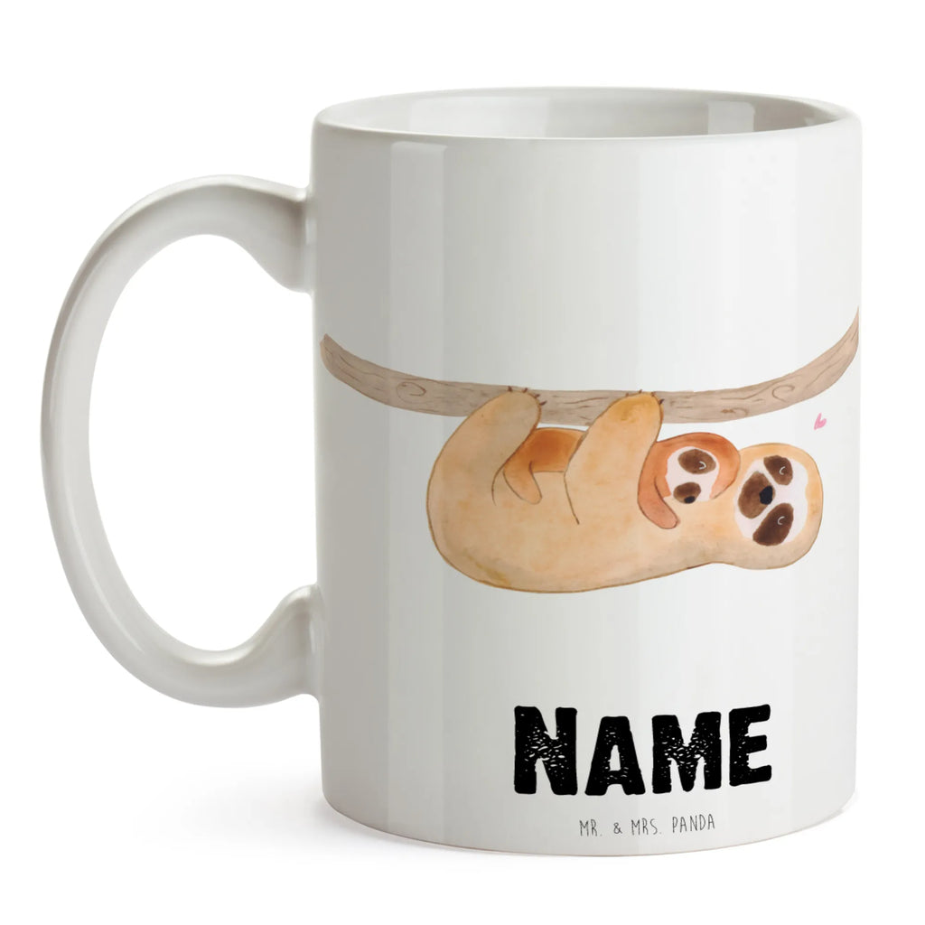 Personalisierte Tasse Faultier mit Kind Namen, Tasse mit Namen, Personalisiert, Personalisierte Tasse, Wunschname, Drucken, Namenstasse, Tasse, Faultier, Faultier Geschenk, Faultier Deko, Faulheit, Spaß, Liebe, Kind, Mutter, Mama, Niedlichkeit, Kinder, Baby, Geburt