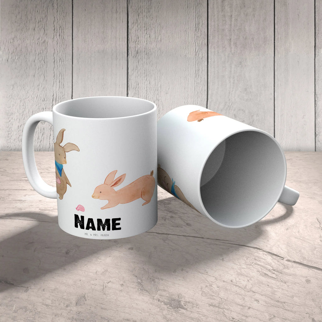 Personalisierte Tasse Hasen Muschel Personalisiert, Tasse mit Namen, Namenstasse, Wunschname, Personalisierte Tasse, Drucken, Namen, Tasse, Muttertag, Vatertag, Mama, Papa, Oma, Opa, Familie, Schwester, Bruder, Best Friends, Hasen, Muscheln Sammeln, Meer, Freundin, Muscheln, Freundinnen, Beste Freundin, BFF
