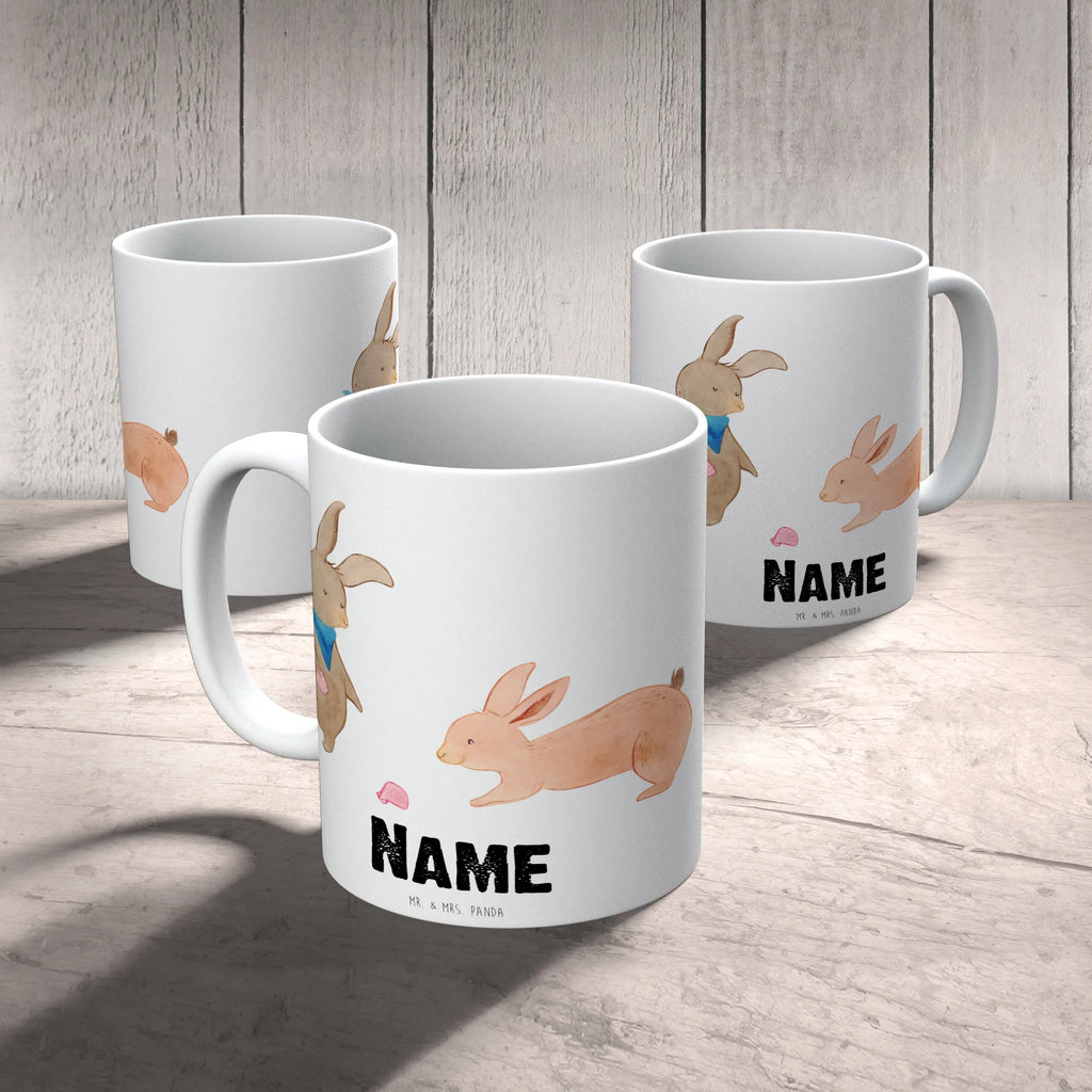 Personalisierte Tasse Hasen Muschel Personalisiert, Tasse mit Namen, Namenstasse, Wunschname, Personalisierte Tasse, Drucken, Namen, Tasse, Muttertag, Vatertag, Mama, Papa, Oma, Opa, Familie, Schwester, Bruder, Best Friends, Hasen, Muscheln Sammeln, Meer, Freundin, Muscheln, Freundinnen, Beste Freundin, BFF