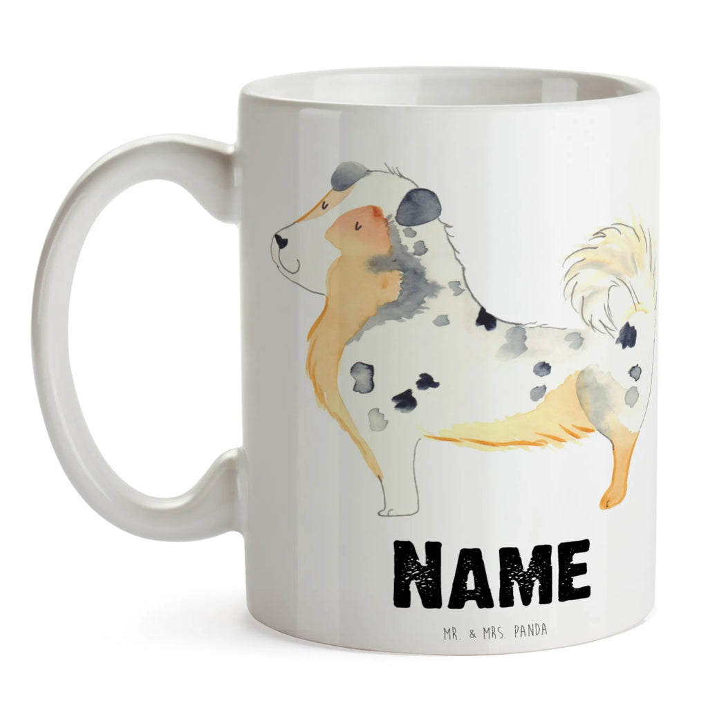 Personalisierte Tasse Australien Shepherd Drucken, Namenstasse, Personalisierte Tasse, Personalisiert, Namen, Tasse, Tasse mit Namen, Wunschname, Sprüche, Hund, Hunderasse, Hundebesitzer, Hundemotiv, Haustier, Tierliebhaber, Australien Shepherd, Hundeliebe, Spruch, Familienhund, Shepherd