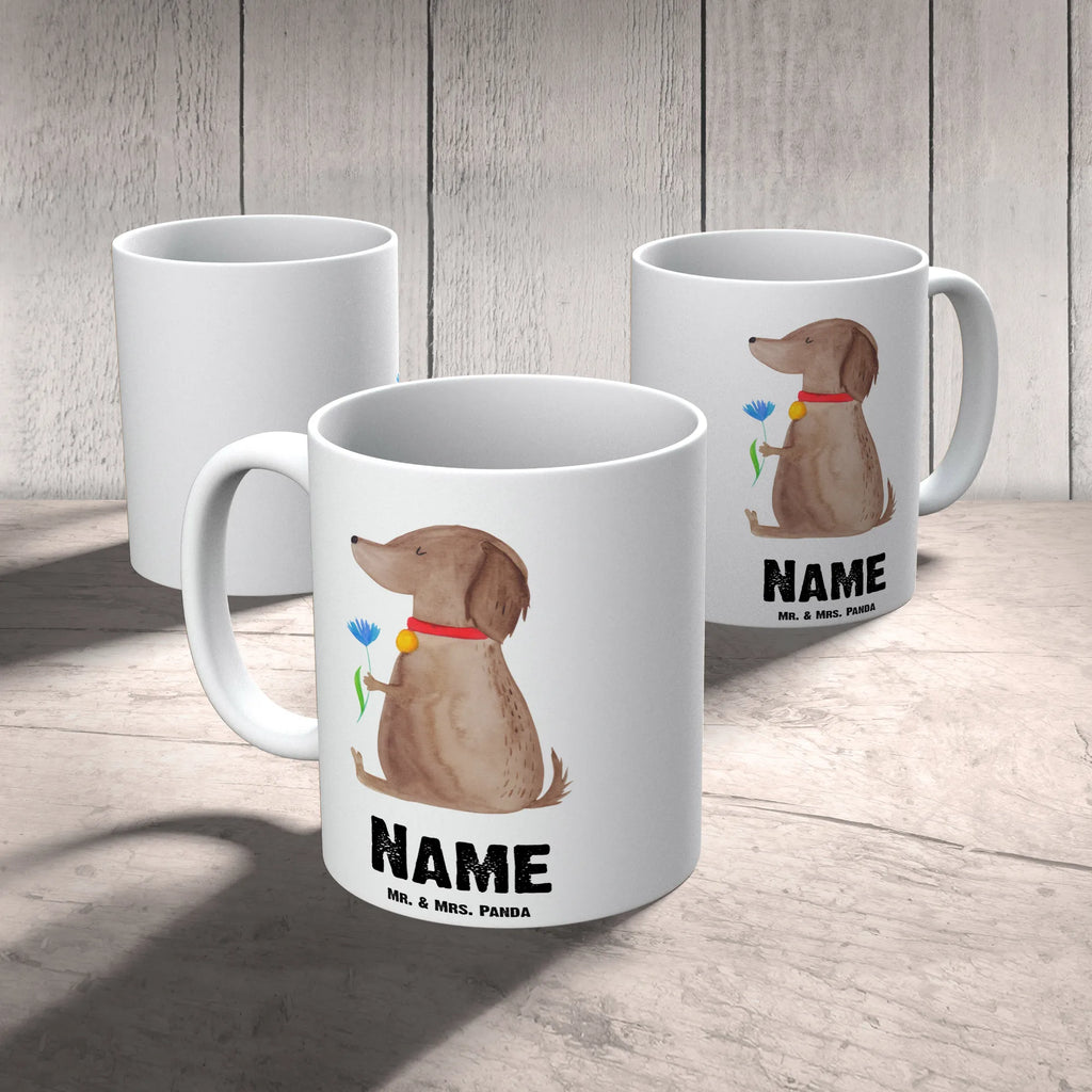 Personalisierte Tasse Hund Blume Tasse mit Namen, Namenstasse, Drucken, Personalisierte Tasse, Tasse, Namen, Personalisiert, Wunschname, Hund, Hundemotiv, Haustier, Hunderasse, Tierliebhaber, Hundebesitzer, Sprüche, Hundeliebe, Frauchen, Hunde