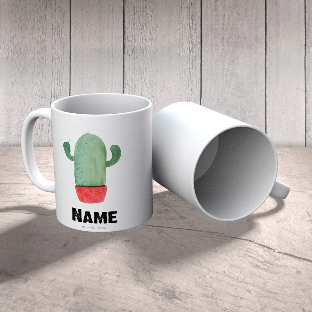 Personalised cup cactus Fury cactus, cactuses, plants, cactus plant, small green cactus, boss, angry, school, office life, colleague, annoy, office