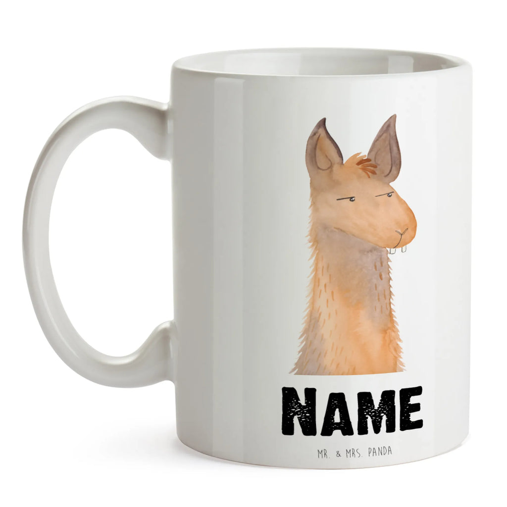 Personalised cup llama head Annoyed Llama, llama, alpaca, trendy animal, lama, lamas, girlfriend, boss, office, being right, being annoyed, partner, apprentice, best friend, office life