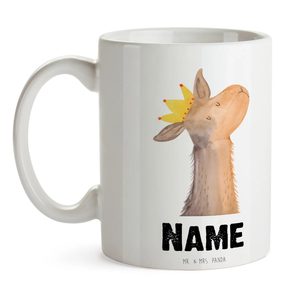 Personalised cup llama head king Llama, llama, alpaca, trendy animal, mum, dad, supervisor, queen, office colleague, high school graduation, boss, colleague, lamas, king, lama, girlfriend