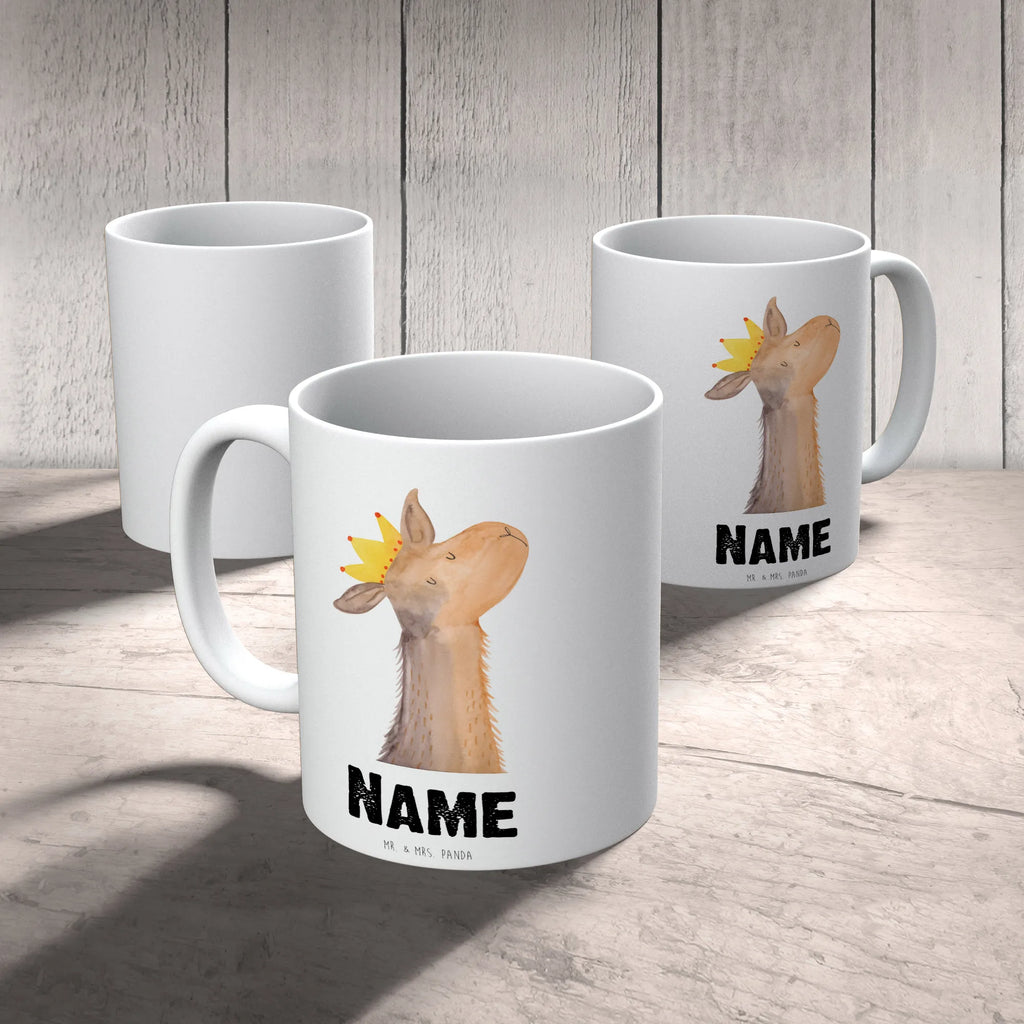 Personalised cup llama head king Llama, llama, alpaca, trendy animal, mum, dad, supervisor, queen, office colleague, high school graduation, boss, colleague, lamas, king, lama, girlfriend
