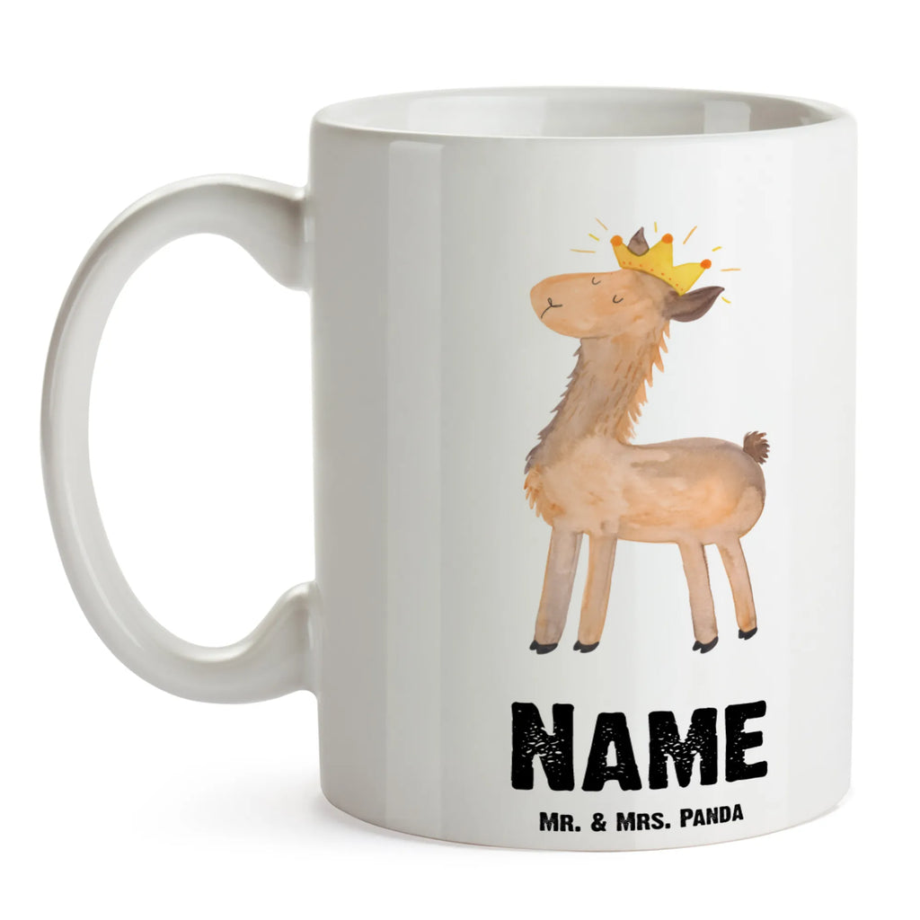 Personalised cup lama king Llama, llama, alpaca, trendy animal, king, lama, office colleague, girlfriend, colleague, dad, lamas, mum, supervisor, boss, queen, high school graduation