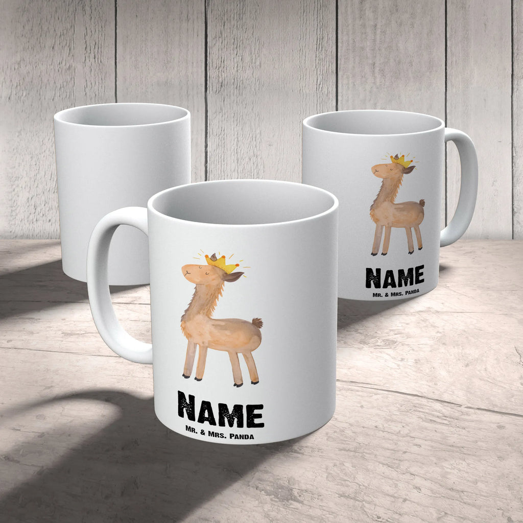 Personalised cup lama king Llama, llama, alpaca, trendy animal, king, lama, office colleague, girlfriend, colleague, dad, lamas, mum, supervisor, boss, queen, high school graduation