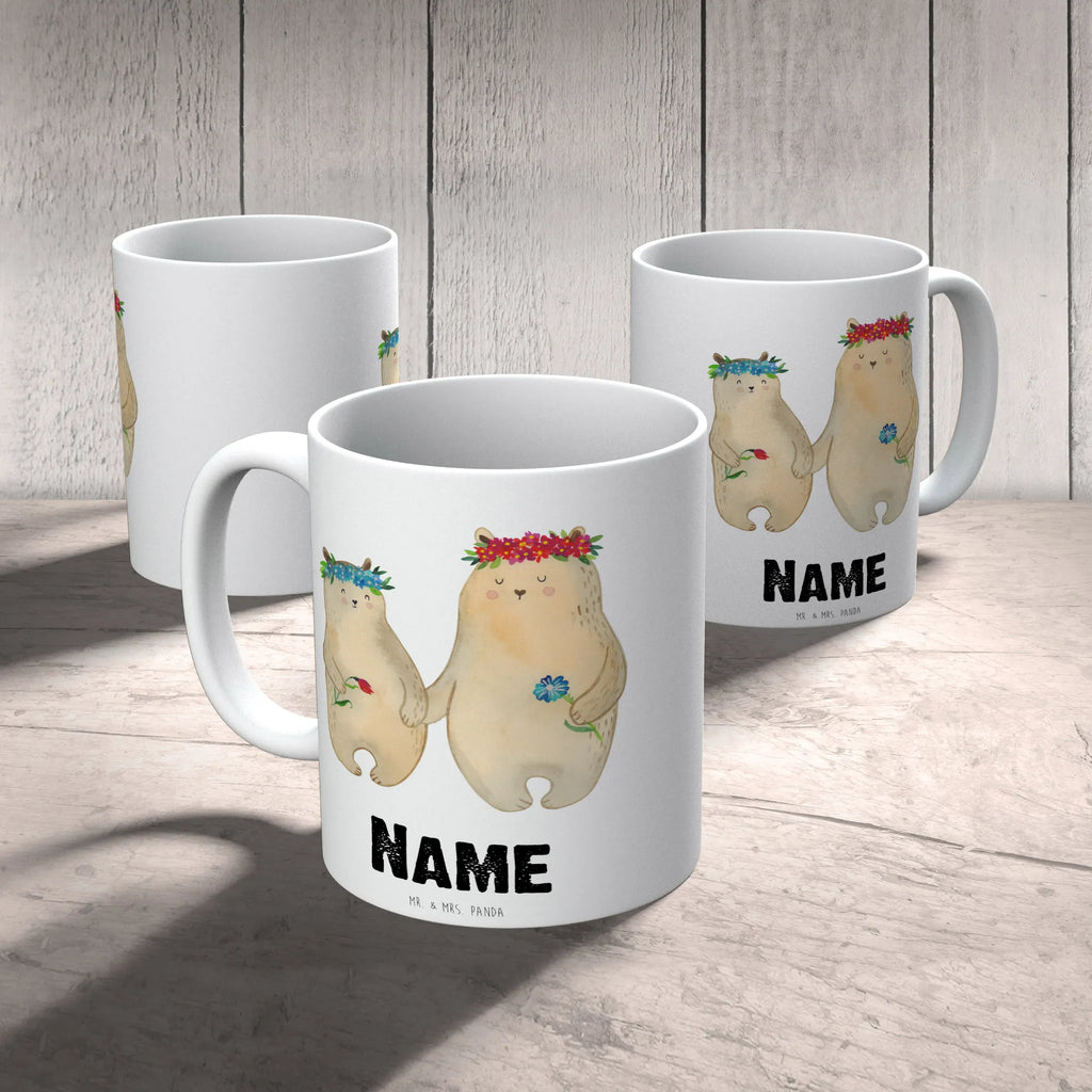 Personalisierte Tasse Bären mit Blumenkranz Personalisierte Tasse, Tasse mit Namen, Namenstasse, Personalisiert, Drucken, Wunschname, Namen, Tasse, Familie, Vatertag, Muttertag, Bruder, Schwester, Mama, Papa, Oma, Opa, Kinder, Vorbild, Mutti, Lieblingsmama, Bär, Bären, Tochter, Geschenk Mama. Muttertag, Mami, Mutter, Family, beste Mutter, Kind, Lieblingsmensch, Töchter, weltbeste Mama