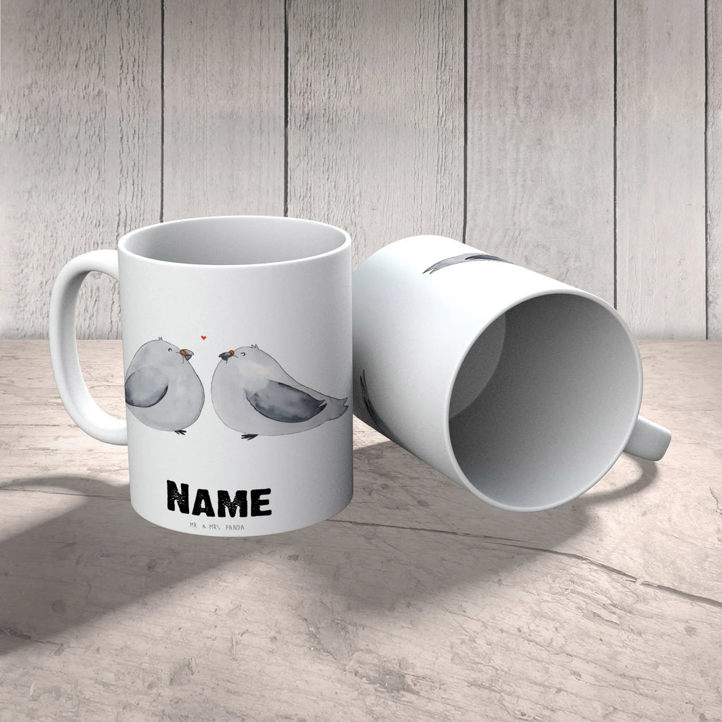 Personalised cup Turtledoves in love Love, Loving, Two, Together, Marriage, Engagement, Proposal of marriage, Love gift, gift for her, gift for him, anniversary gift, Turtledove, Turtle doves, Engaged, Anniversary, Gift Girlfriend, Doves, Partner, Girlfriend, Wedding anniversary, Gift Friend, Married, Proof of love, Gift Wedding, Friend, In love