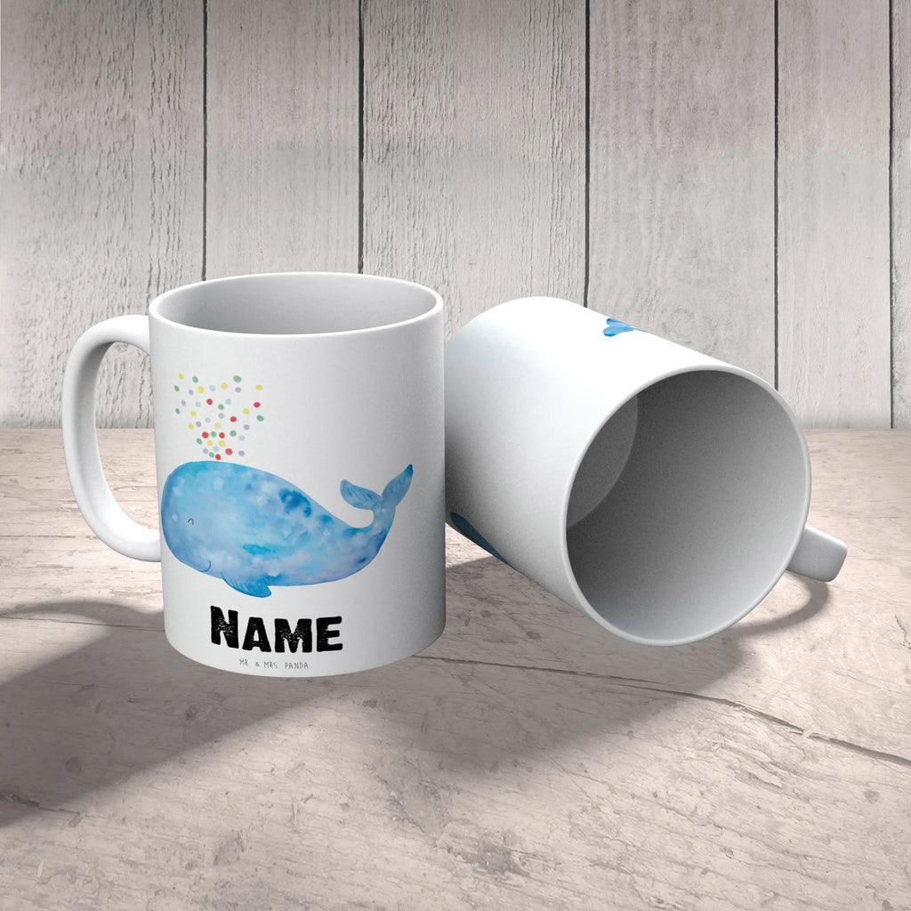 Personalisierte Tasse Wal Konfetti Namen, Wunschname, Namenstasse, Personalisierte Tasse, Tasse, Drucken, Personalisiert, Tasse mit Namen, Meerestiere, Meer, Urlaub, Wal, Motivation, Wale, Neustart, Lebensabschnitt, Neuanfang, Konfetti, Abnehmen, Diät, Trennung, Geburtstag