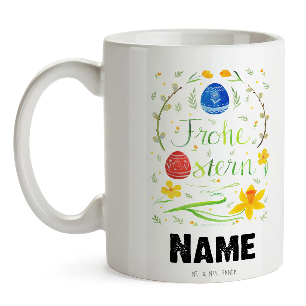 Personalisierte Tasse Frohe Ostern Tasse mit Namen, Namen, Personalisierte Tasse, Namenstasse, Drucken, Tasse, Wunschname, Personalisiert, Ostern, Osterhase, Ostergeschenke, Osternest, Osterdeko, Geschenke zu Ostern, Ostern Geschenk, Ostergeschenke Kinder, Ostern Kinder, bemalte Ostereier, Osterei, Frohe Ostern, Weidenkätzchen. Lettering, Ostergrüße, Osterblume