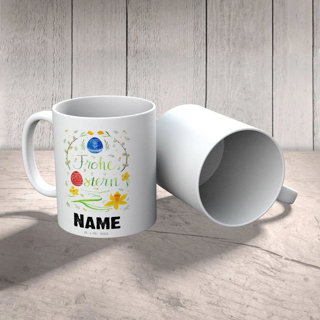 Personalisierte Tasse Frohe Ostern Tasse mit Namen, Namen, Personalisierte Tasse, Namenstasse, Drucken, Tasse, Wunschname, Personalisiert, Ostern, Osterhase, Ostergeschenke, Osternest, Osterdeko, Geschenke zu Ostern, Ostern Geschenk, Ostergeschenke Kinder, Ostern Kinder, bemalte Ostereier, Osterei, Frohe Ostern, Weidenkätzchen. Lettering, Ostergrüße, Osterblume