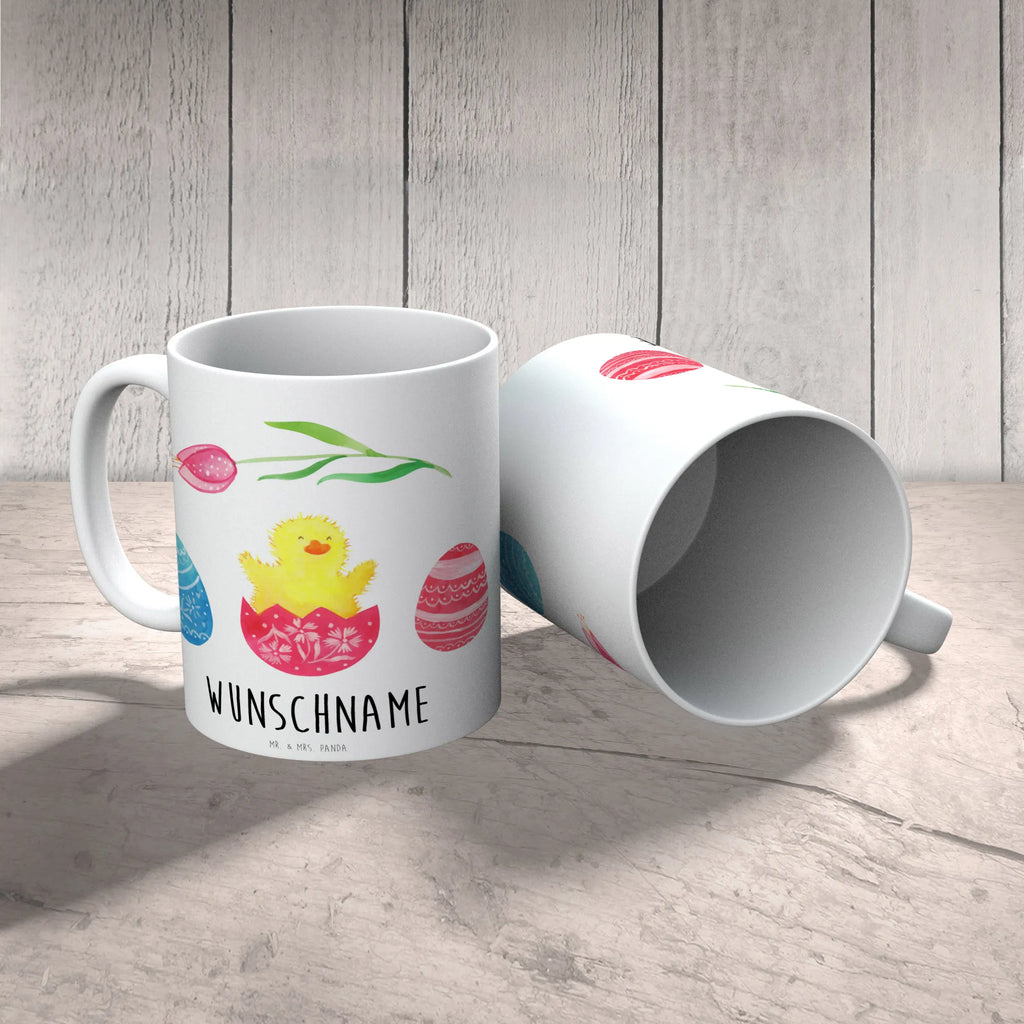 Personalisierte Tasse Küken geschlüpft Namenstasse, Tasse, Personalisierte Tasse, Personalisiert, Drucken, Wunschname, Namen, Tasse mit Namen, Ostern, Osterdeko, Osterhase, Osternest, Ostergeschenke, Geschenke zu Ostern, Ostern Geschenk, Ostergeschenke Kinder, Ostern Kinder, Küken, Frühlingsgefühle, Grüße, Freude, Ei, Ostereier, Osterei, Ostergrüße, Liebe Grüße, Frohe Ostern