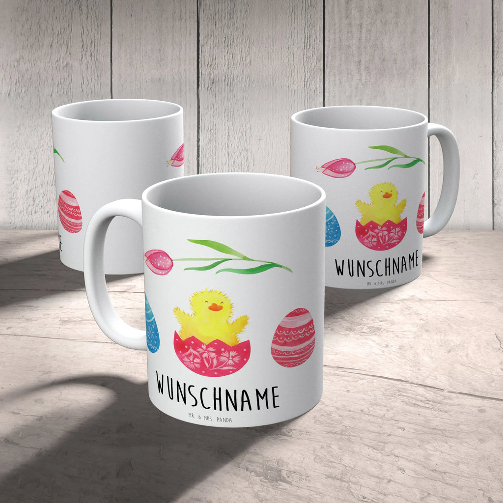 Personalisierte Tasse Küken geschlüpft Namenstasse, Tasse, Personalisierte Tasse, Personalisiert, Drucken, Wunschname, Namen, Tasse mit Namen, Ostern, Osterdeko, Osterhase, Osternest, Ostergeschenke, Geschenke zu Ostern, Ostern Geschenk, Ostergeschenke Kinder, Ostern Kinder, Küken, Frühlingsgefühle, Grüße, Freude, Ei, Ostereier, Osterei, Ostergrüße, Liebe Grüße, Frohe Ostern