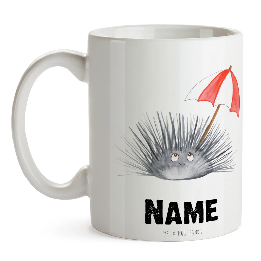 Personalisierte Tasse Seeigel Drucken, Wunschname, Personalisierte Tasse, Tasse mit Namen, Personalisiert, Namenstasse, Namen, Tasse, Meerestiere, Meer, Urlaub, Achtsamkeit, Leben, Selbstakzeptanz, Lebe, Seeigel, Hier und Jetzt, Selbstliebe
