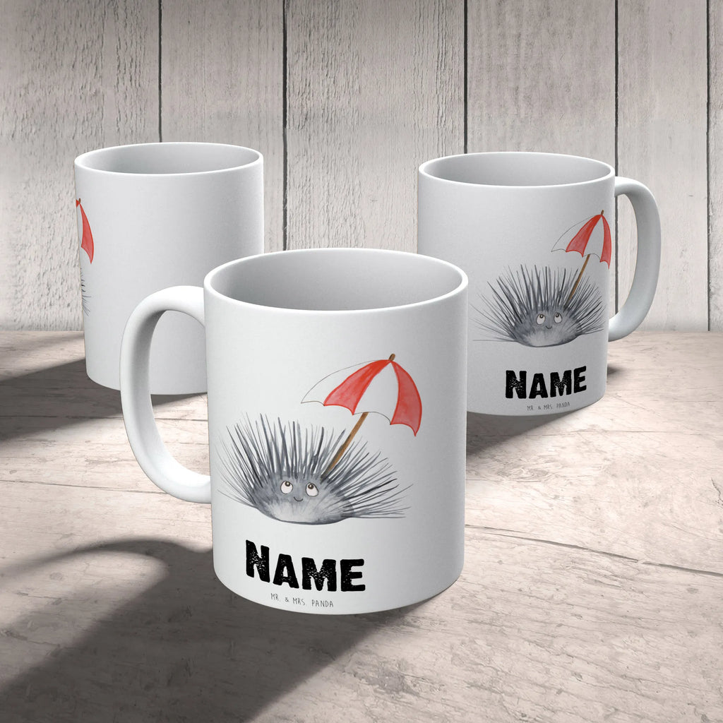 Personalisierte Tasse Seeigel Drucken, Wunschname, Personalisierte Tasse, Tasse mit Namen, Personalisiert, Namenstasse, Namen, Tasse, Meerestiere, Meer, Urlaub, Achtsamkeit, Leben, Selbstakzeptanz, Lebe, Seeigel, Hier und Jetzt, Selbstliebe