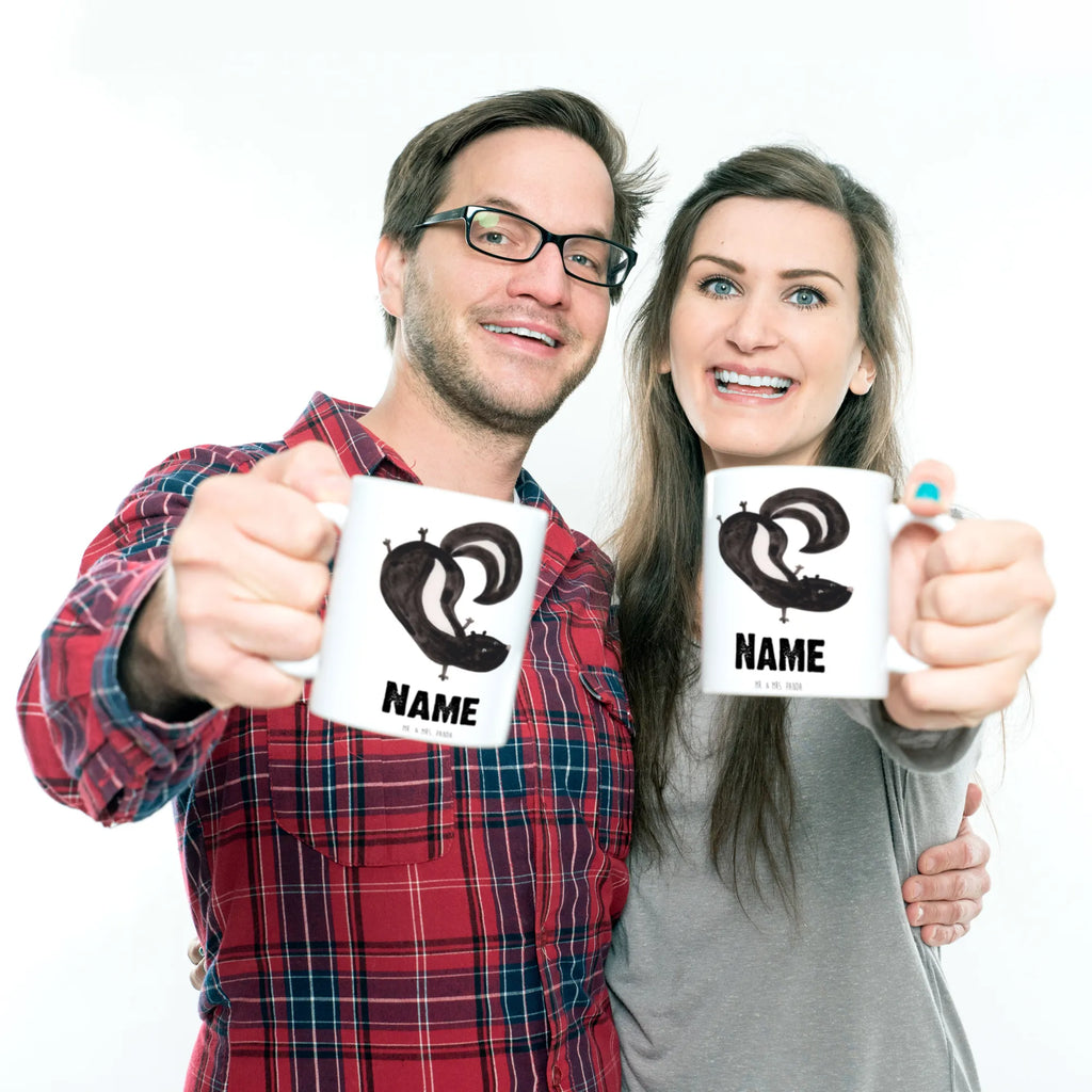 Personalisierte Tasse Stinktier Handstand Tasse, Tasse mit Namen, Drucken, Namenstasse, Personalisierte Tasse, Wunschname, Personalisiert, Namen, Stinktier, Skunk, Stinki, Kind, Raubtier, verpielt, Wildtier, Stinker, Spielplatz