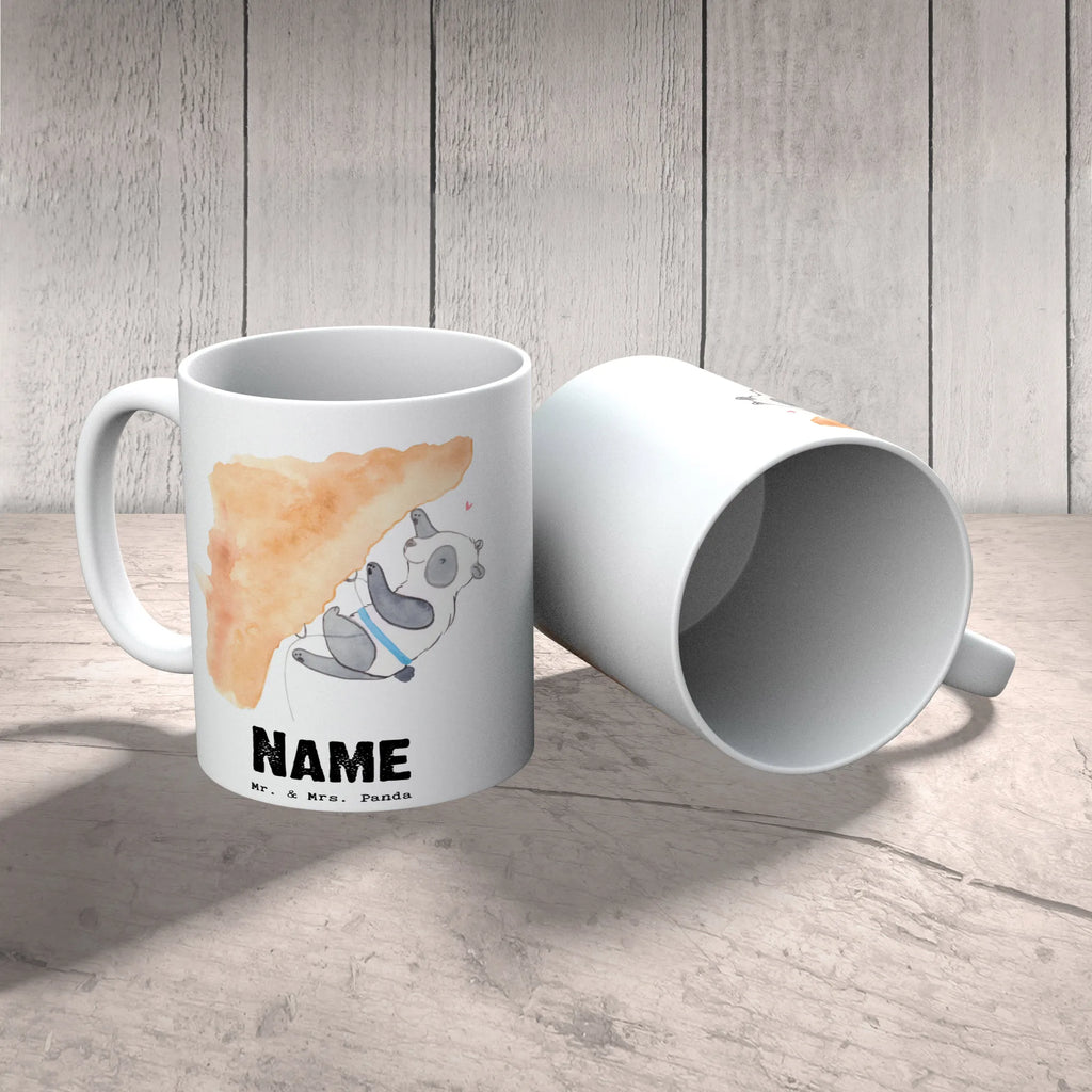 Personalisierte Tasse Panda Klettern Tasse mit Namen, Tasse, Personalisiert, Namen, Namenstasse, Drucken, Wunschname, Personalisierte Tasse, Geschenk, Sport, Sportart, Hobby, Schenken, Danke, Dankeschön, Auszeichnung, Gewinn, Sportler, Kletterhalle, Klettersport, Bouldern, Klettern
