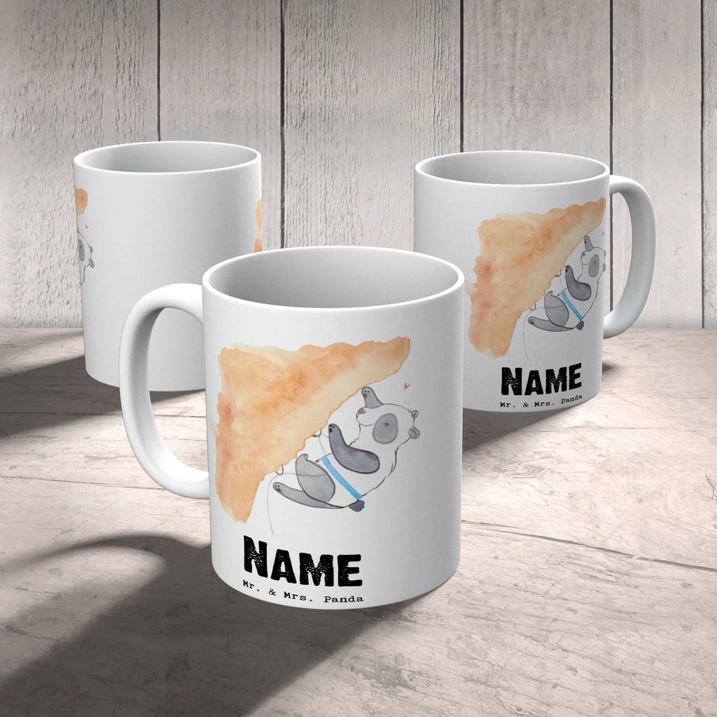 Personalisierte Tasse Panda Klettern Tasse mit Namen, Tasse, Personalisiert, Namen, Namenstasse, Drucken, Wunschname, Personalisierte Tasse, Geschenk, Sport, Sportart, Hobby, Schenken, Danke, Dankeschön, Auszeichnung, Gewinn, Sportler, Kletterhalle, Klettersport, Bouldern, Klettern