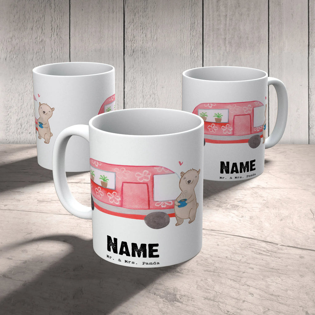 Personalisierte Tasse Bär Camper Personalisierte Tasse, Wunschname, Namen, Tasse mit Namen, Personalisiert, Tasse, Drucken, Namenstasse, Geschenk, Sport, Sportart, Hobby, Schenken, Danke, Dankeschön, Auszeichnung, Gewinn, Sportler, Camper, Zelten, Urlaub, Wohnmobil, Campingplatz, Roadtrip, Campen