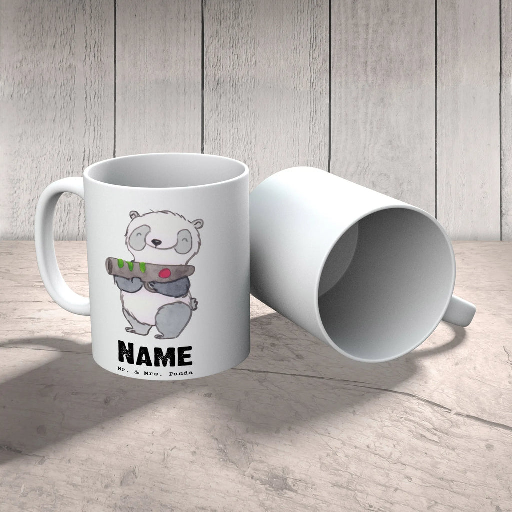 Personalisierte Tasse Panda LaserTag Tasse, Personalisiert, Namenstasse, Personalisierte Tasse, Namen, Drucken, Tasse mit Namen, Wunschname, Geschenk, Sport, Sportart, Hobby, Schenken, Danke, Dankeschön, Auszeichnung, Gewinn, Sportler, Lasergame Zentrum, Laser Tag Party, Lasertag