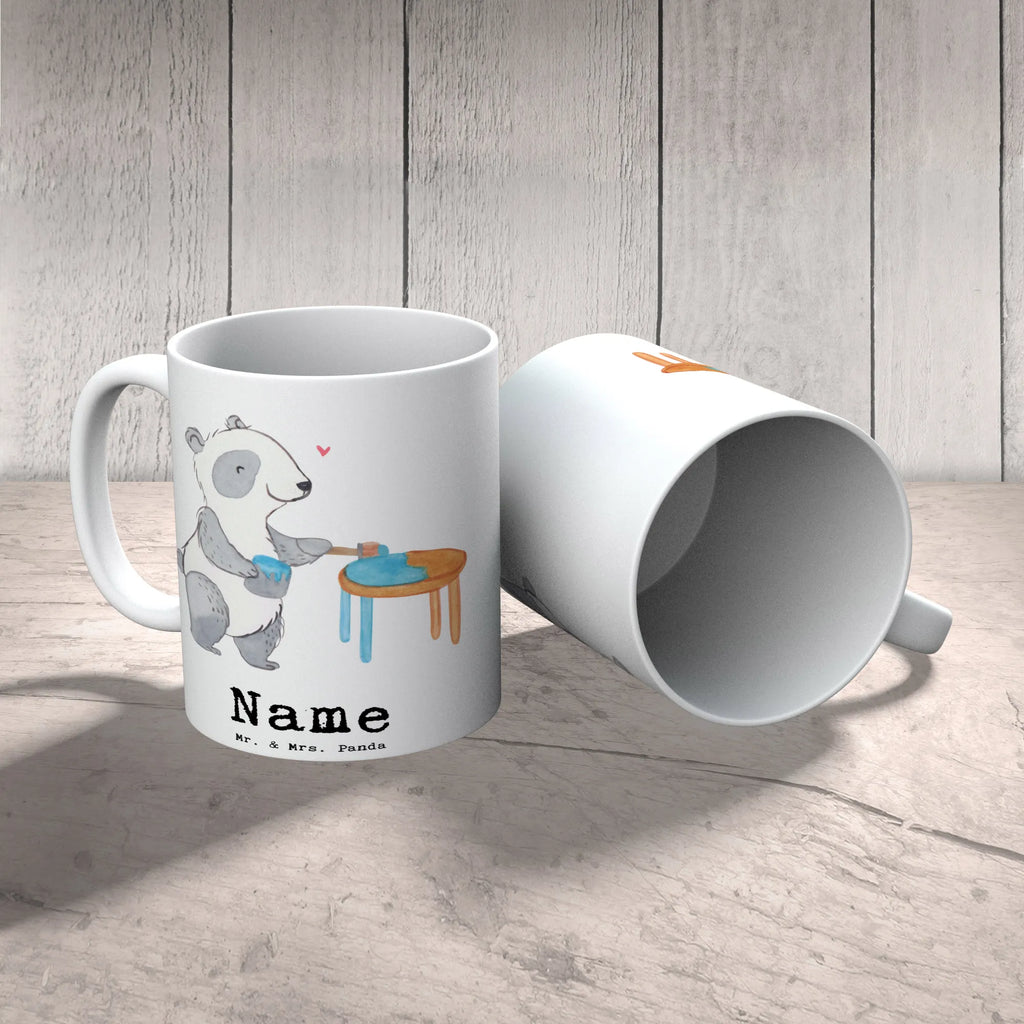 Personalisierte Tasse Panda Möbel restaurieren Tasse mit Namen, Namenstasse, Namen, Wunschname, Drucken, Tasse, Personalisiert, Personalisierte Tasse, Geschenk, Schenken, Sport, Sportart, Hobby, Danke, Dankeschön, Auszeichnung, Gewinn, Sportler, Möbel Restaurieren, Antike Möbel Restaurieren, Handwerk, Restaurator