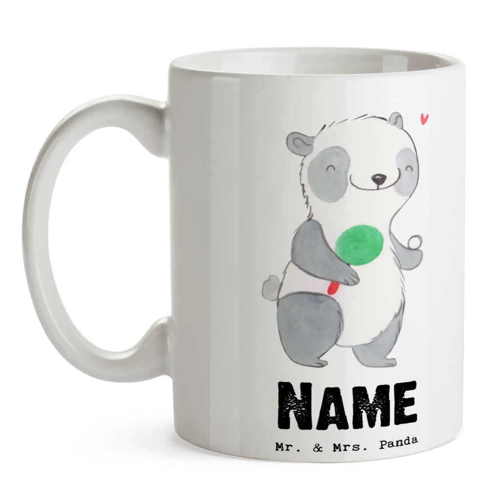 Personalised cup panda table tennis Gift, sport, hobby, giving, thank you, award, profit, athlete, table tennis association, table tennis club, table tennis competition, table tennis championship, table tennis sayings, ball sports, Table tennis
