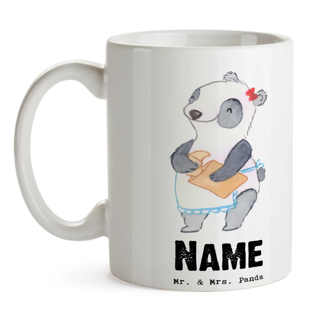 Personalisierte Tasse Bäckerin mit Herz Drucken, Namen, Personalisiert, Tasse, Namenstasse, Tasse mit Namen, Personalisierte Tasse, Wunschname, Beruf, Ausbildung, Jubiläum, Abschied, Rente, Kollege, Kollegin, Geschenk, Schenken, Arbeitskollege, Mitarbeiter, Firma, Danke, Dankeschön, Brotmanufaktur, Bäckerladen, Bäckerei, Backstube, Konditorin, Bäckerin, Brotbäckerin