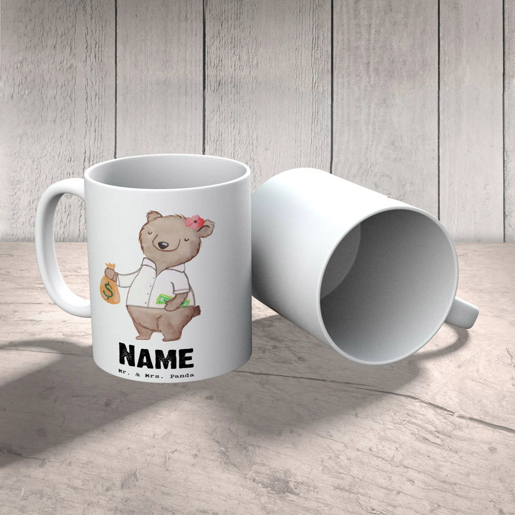 Personalisierte Tasse Bänkerin mit Herz Personalisierte Tasse, Wunschname, Tasse mit Namen, Namenstasse, Namen, Drucken, Tasse, Personalisiert, Beruf, Ausbildung, Jubiläum, Abschied, Rente, Kollege, Kollegin, Geschenk, Schenken, Arbeitskollege, Mitarbeiter, Firma, Danke, Dankeschön, Bänkerin, Bankangestellte, Bankberaterin, Bankfachfrau