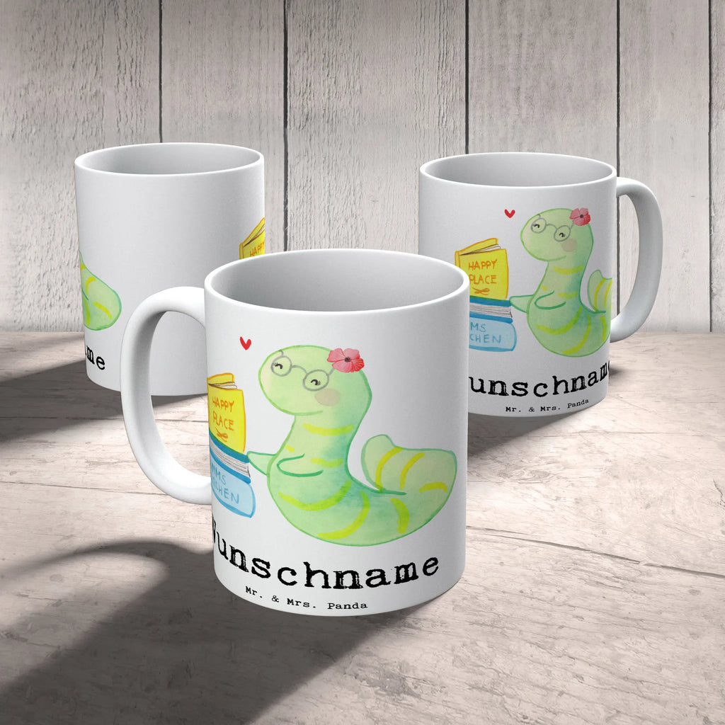 Personalisierte Tasse Bibliothekarin mit Herz Namenstasse, Tasse, Wunschname, Personalisierte Tasse, Drucken, Tasse mit Namen, Namen, Personalisiert, Beruf, Ausbildung, Jubiläum, Abschied, Rente, Kollege, Kollegin, Geschenk, Schenken, Arbeitskollege, Mitarbeiter, Firma, Danke, Dankeschön, Buchhandlung, Bibliothekarin, Bücherwurm, Bücherliebe, Leseratte, Bibliothek