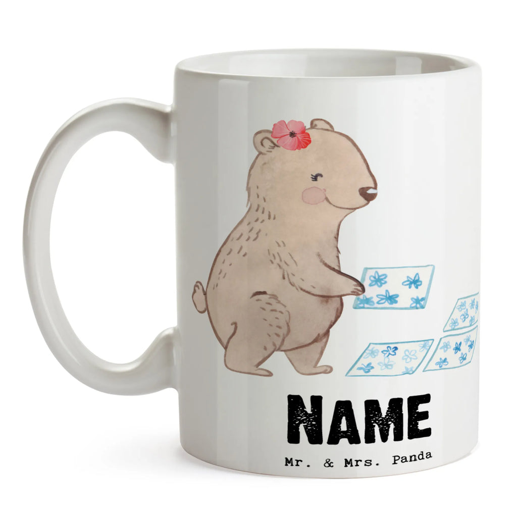 Personalisierte Tasse Fliesenlegerin mit Herz Tasse mit Namen, Personalisiert, Tasse, Drucken, Namenstasse, Personalisierte Tasse, Wunschname, Namen, Beruf, Ausbildung, Jubiläum, Abschied, Rente, Kollege, Kollegin, Geschenk, Schenken, Arbeitskollege, Mitarbeiter, Firma, Danke, Dankeschön, Fliesenlegermeisterin, Handwerk, Fliesenlegerbetrieb, Fliesenlegerin, Gesellenprüfung, Fliesenfachhandel