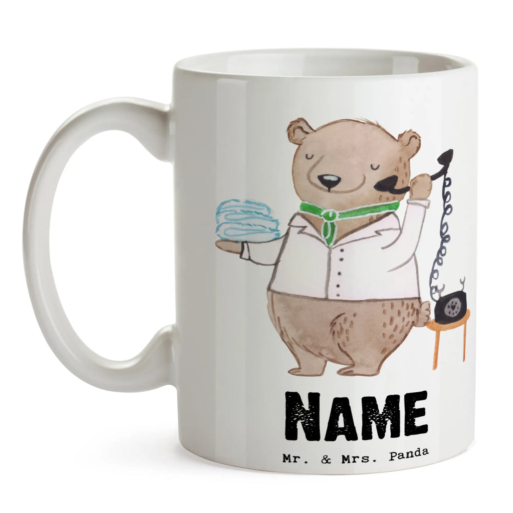 Spersonalizowany kubek Specjalistka ds. hotelarstwa serce Zawód, Wykształcenie, Jubileusz, Pożegnanie, Emerytura, Kolega, Koleżanka, Prezent, Dawać, Pracownik, Współpracownik, Firma, Dziękuję, Dziękuję bardzo