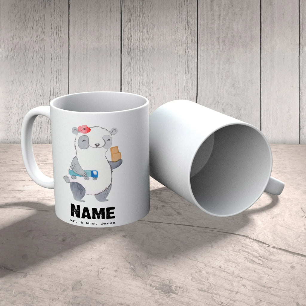 Personalisierte Tasse Kauffrau für Spedition und Logistikdienstleistung mit Herz Namen, Drucken, Tasse mit Namen, Namenstasse, Wunschname, Tasse, Personalisiert, Personalisierte Tasse, Geschenk, Schenken, Jubiläum, Danke, Dankeschön, Beruf, Ausbildung, Abschied, Rente, Kollege, Kollegin, Arbeitskollege, Mitarbeiter, Firma, Ausbildungsgeschenk, Speditionsmitarbeiterin, Abschlussprüfung, Logistikerin, Kauffrau für Spedition und Logistikdienstleistung