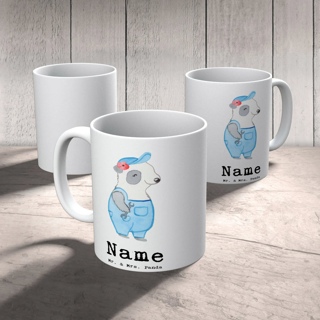 Personalisierte Tasse Klempnerin mit Herz Tasse, Namen, Wunschname, Personalisierte Tasse, Namenstasse, Drucken, Tasse mit Namen, Personalisiert, Beruf, Ausbildung, Jubiläum, Abschied, Rente, Kollege, Kollegin, Geschenk, Schenken, Arbeitskollege, Mitarbeiter, Firma, Danke, Dankeschön, Gesellenprüfung, Fachbetrieb, Installateurin, Klempnerin, Handwerkerin, Bauklempnerin, Sanitärinstallationen, Meisterin
