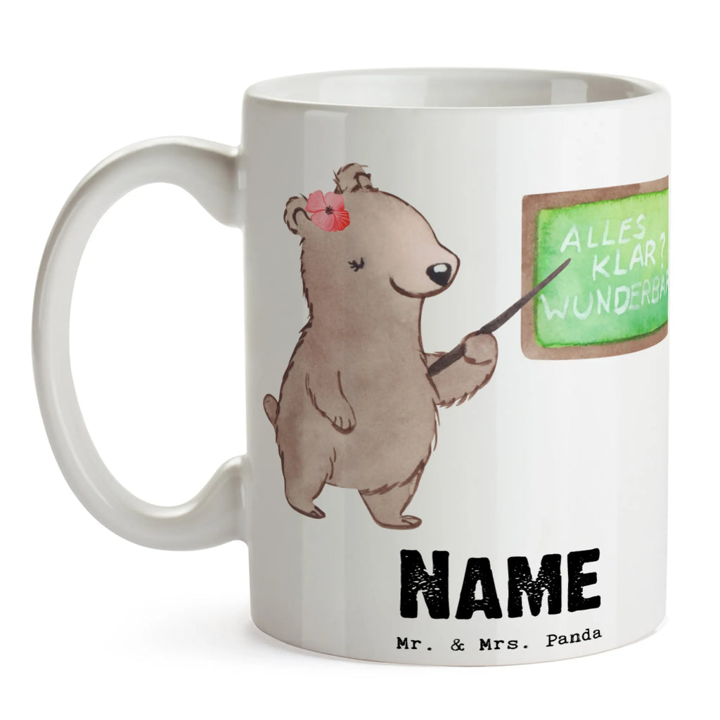 Personalisierte Tasse Sachkundelehrerin mit Herz Tasse, Namenstasse, Personalisiert, Wunschname, Tasse mit Namen, Namen, Drucken, Personalisierte Tasse, Beruf, Ausbildung, Jubiläum, Abschied, Rente, Kollege, Kollegin, Geschenk, Schenken, Arbeitskollege, Mitarbeiter, Firma, Danke, Dankeschön, Sachkundeunterricht, Schule, Grundschule, Sachkundelehrerin