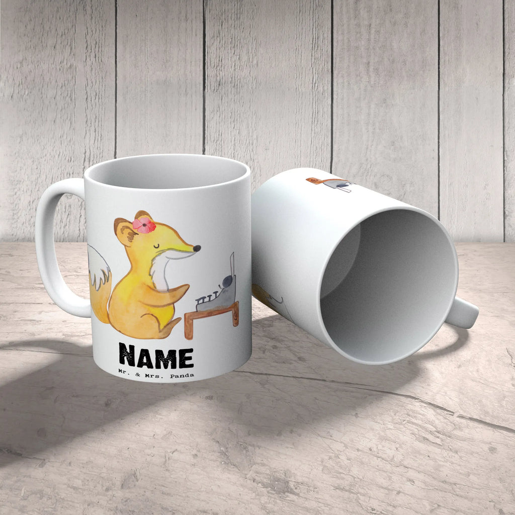 Personalisierte Tasse Sekretärin mit Herz Personalisiert, Wunschname, Drucken, Tasse mit Namen, Namen, Tasse, Personalisierte Tasse, Namenstasse, Beruf, Ausbildung, Jubiläum, Abschied, Rente, Kollege, Kollegin, Geschenk, Schenken, Arbeitskollege, Mitarbeiter, Firma, Danke, Dankeschön