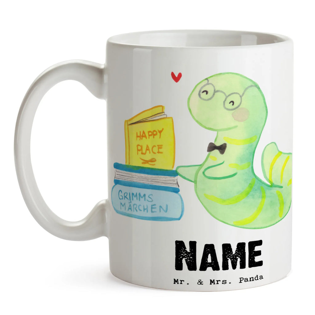 Personalisierte Tasse Bibliothekar mit Herz Tasse mit Namen, Wunschname, Personalisierte Tasse, Namenstasse, Drucken, Tasse, Namen, Personalisiert, Beruf, Ausbildung, Jubiläum, Abschied, Rente, Kollege, Kollegin, Geschenk, Schenken, Arbeitskollege, Mitarbeiter, Firma, Danke, Dankeschön, Buchhandlung, Bibliothekar, Bücherliebe, Leseratte, Bücherwurm, Bibliothek