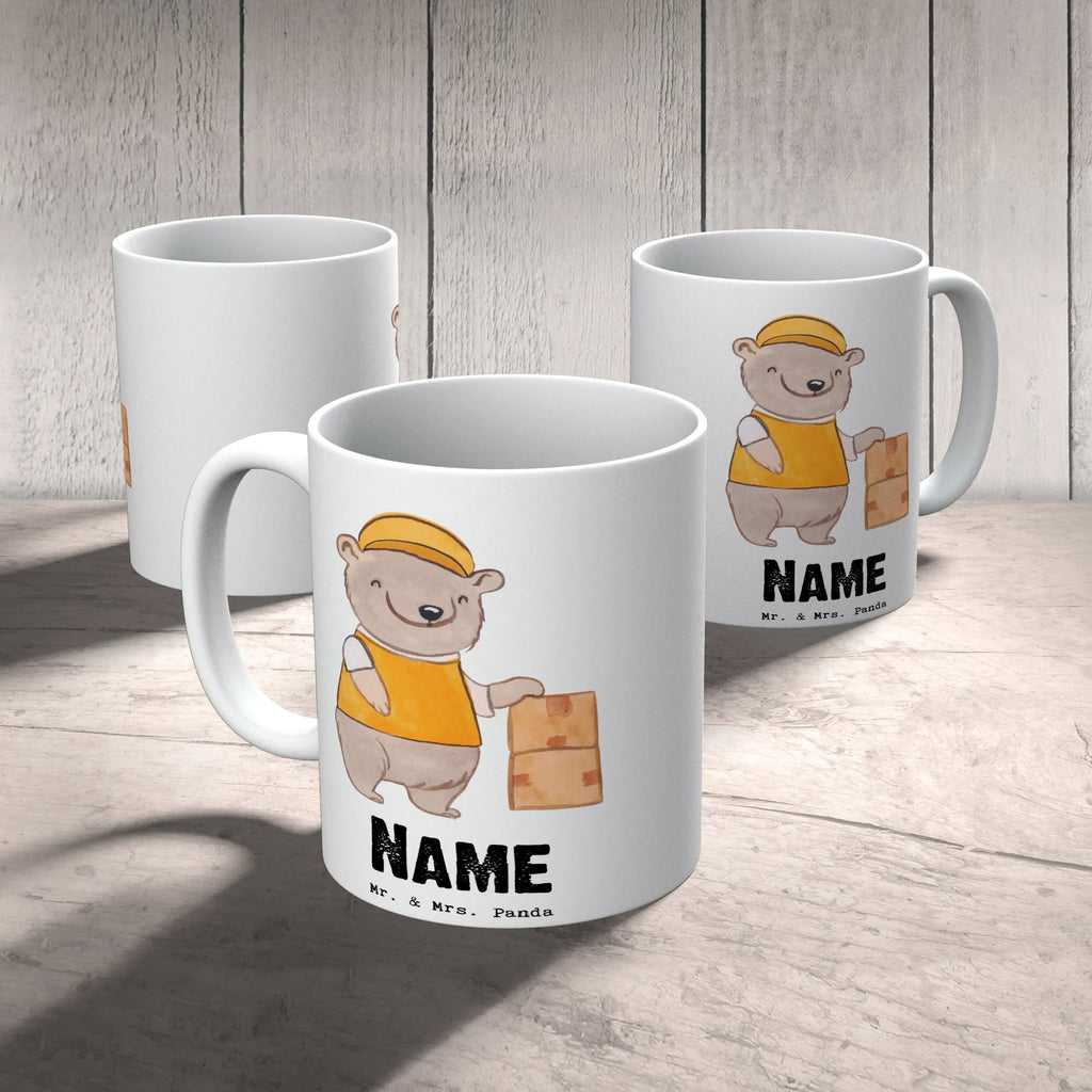 Personalisierte Tasse Fachlagerist mit Herz Personalisierte Tasse, Tasse, Tasse mit Namen, Personalisiert, Drucken, Namenstasse, Wunschname, Namen, Beruf, Ausbildung, Jubiläum, Abschied, Rente, Kollege, Kollegin, Geschenk, Schenken, Arbeitskollege, Mitarbeiter, Firma, Danke, Dankeschön, Lagerverwalter, Lagerist, Lagerarbeiter, Fachlagerist