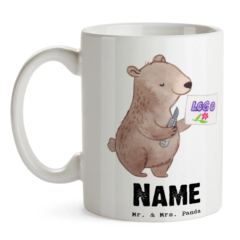 Personalisierte Tasse Gestalter für visuelles Marketing mit Herz Personalisierte Tasse, Tasse, Namenstasse, Tasse mit Namen, Namen, Wunschname, Drucken, Personalisiert, Beruf, Ausbildung, Jubiläum, Abschied, Rente, Kollege, Kollegin, Geschenk, Schenken, Arbeitskollege, Mitarbeiter, Firma, Danke, Dankeschön