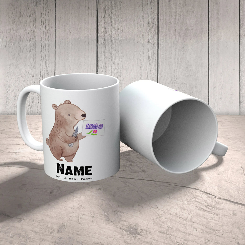 Personalisierte Tasse Gestalter für visuelles Marketing mit Herz Personalisierte Tasse, Tasse, Namenstasse, Tasse mit Namen, Namen, Wunschname, Drucken, Personalisiert, Beruf, Ausbildung, Jubiläum, Abschied, Rente, Kollege, Kollegin, Geschenk, Schenken, Arbeitskollege, Mitarbeiter, Firma, Danke, Dankeschön