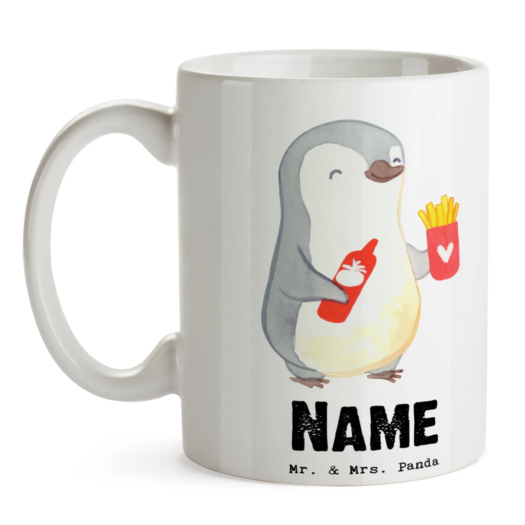 Personalisierte Tasse Imbissbesitzer Herz Tasse, Tasse mit Namen, Drucken, Wunschname, Namen, Namenstasse, Personalisierte Tasse, Personalisiert, Beruf, Ausbildung, Jubiläum, Abschied, Rente, Kollege, Kollegin, Geschenk, Schenken, Arbeitskollege, Mitarbeiter, Firma, Danke, Dankeschön, Pommesliebe, Pommesverkäufer, Imbissbesitzer, Imbissverkäufer