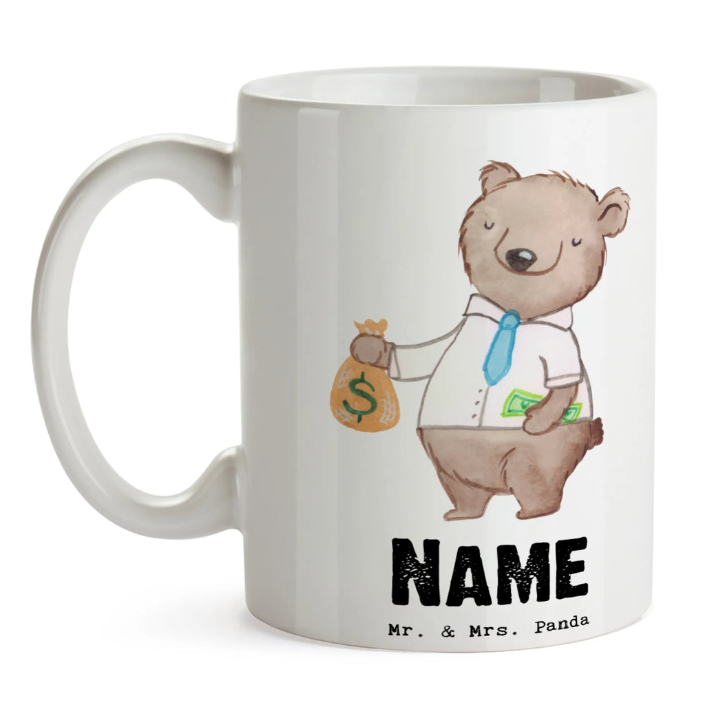 Spersonalizowany kubek Skarbnik Serce Tasse mit Namen, Tasse, Drucken, Wunschname, Personalisierte Tasse, Personalisiert, Namen, Namenstasse, Beruf, Ausbildung, Jubiläum, Abschied, Rente, Kollege, Kollegin, Geschenk, Schenken, Arbeitskollege, Mitarbeiter, Firma, Danke, Dankeschön, Schatzmeister, Verein, Kassenwart