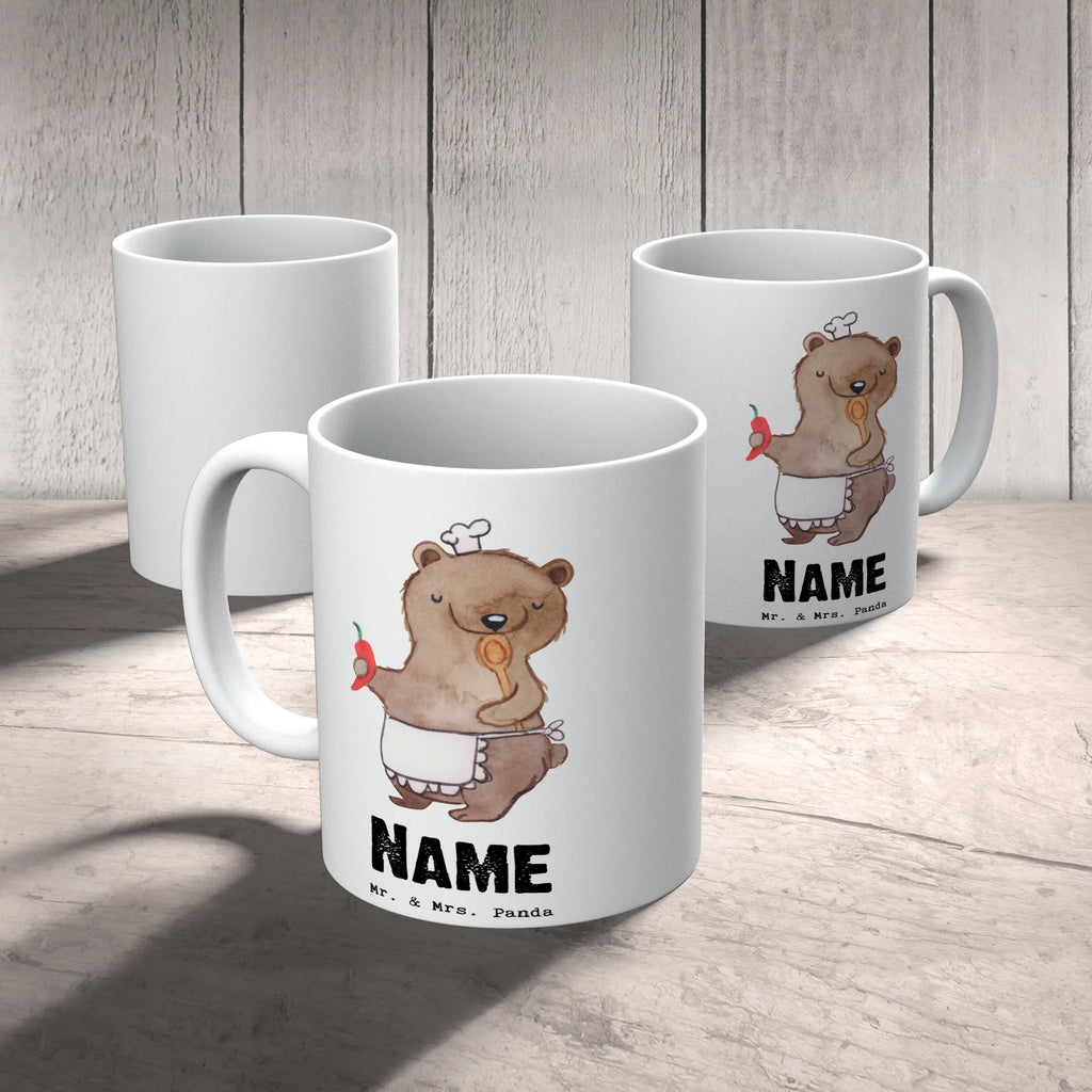 Personalisierte Tasse Koch mit Herz Namen, Tasse, Personalisiert, Namenstasse, Personalisierte Tasse, Tasse mit Namen, Drucken, Wunschname, Beruf, Ausbildung, Jubiläum, Abschied, Rente, Kollege, Kollegin, Geschenk, Schenken, Arbeitskollege, Mitarbeiter, Firma, Danke, Dankeschön, Schiffskoch, Küchenmeister, Sternekoch, Chefkoch, Fernsehkoch, Koch, Restaurant, Küchenchef
